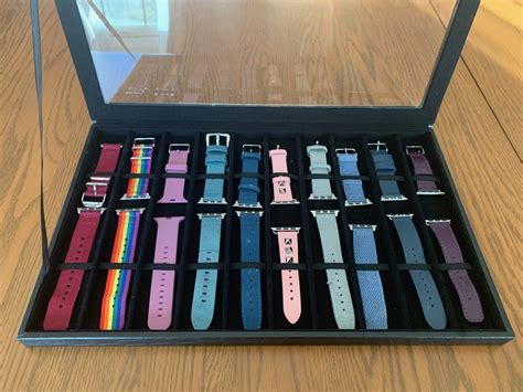 best apple watch case and band|apple watch band storage case.